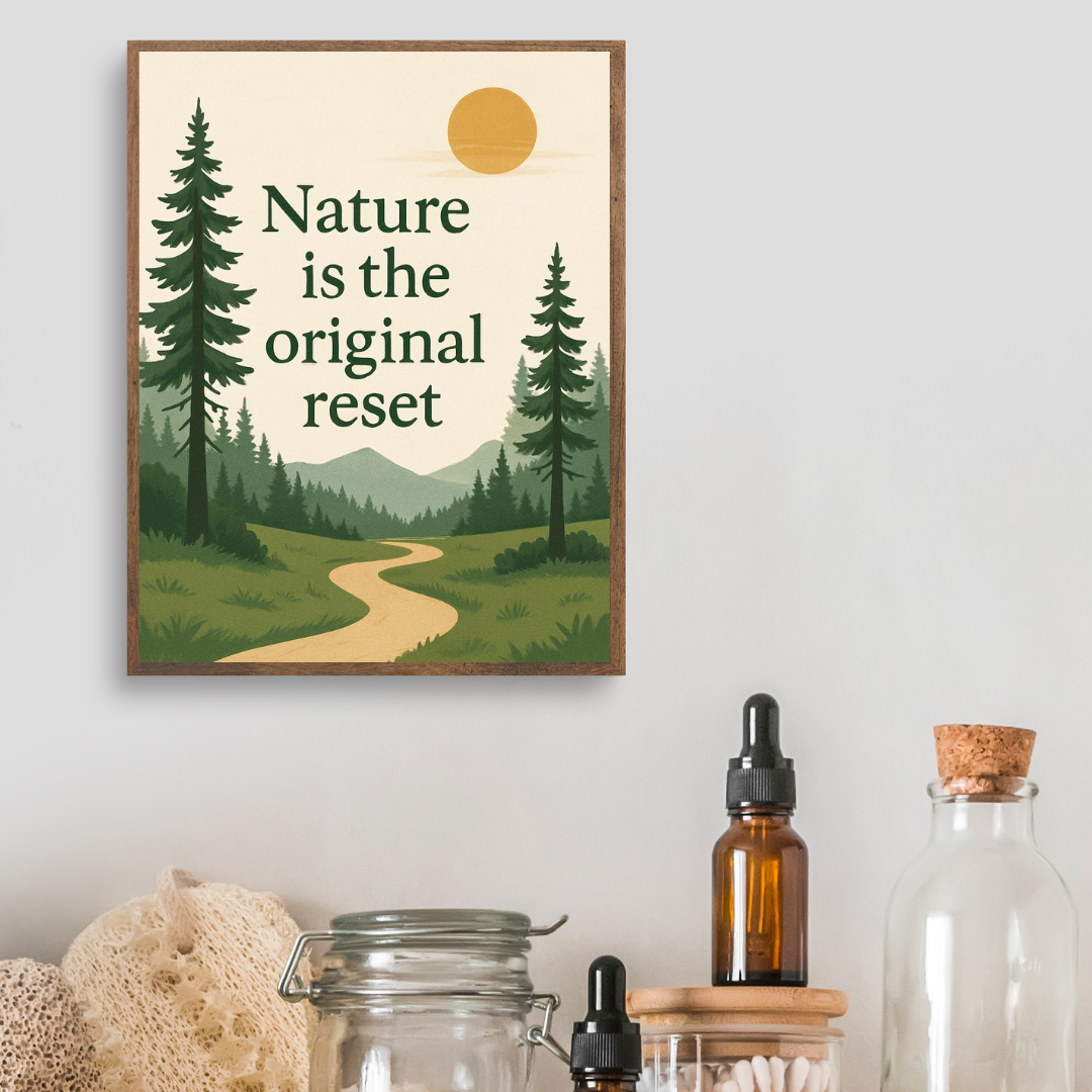Nature Is the Original Reset Printable Wall Art [Digital Download] (3 Sizes Included)
