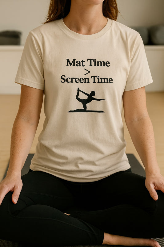 Mat Time > Screen Time Unisex T-Shirt